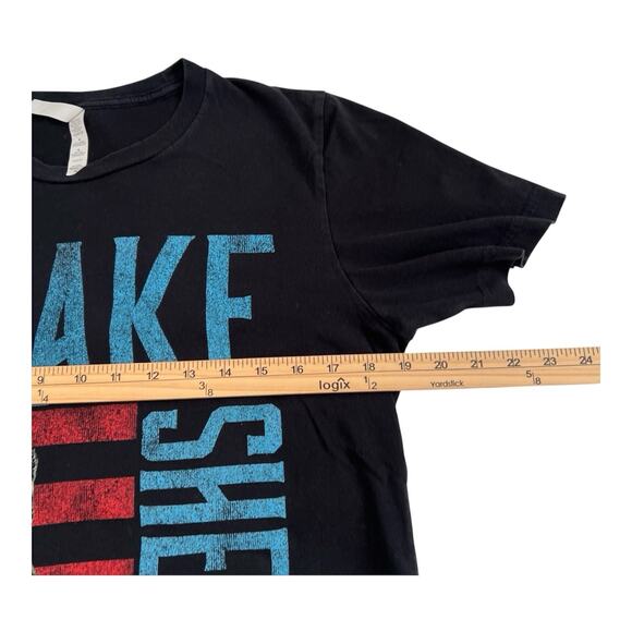 Blake Shelton T-Shirt Women Med Black Concert Graphic Short Sleeve Cotton Unisex - Picture 3 of 7